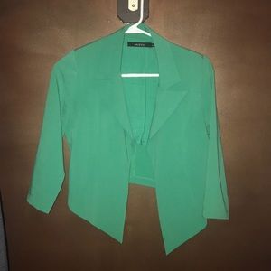 Green blazer